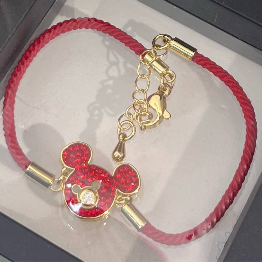 Red and Gold Mickey Mouse Bracelet